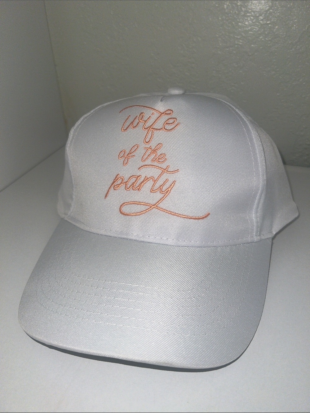 "Wife of the Party" Embroidered Cap 💖👰🏻‍♀️